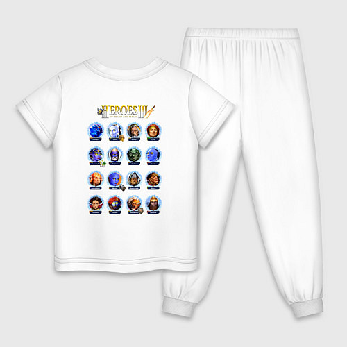 Детская пижама Heroes of might and magic 3 Tower / Белый – фото 2