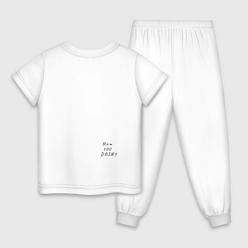 Детская пижама Художниик друзья / Белый – фото 2