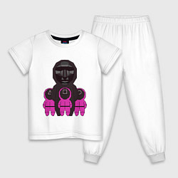 Детская пижама Персонажи сериала игра в кальмара