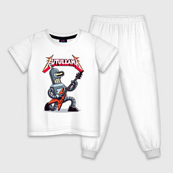 Детская пижама Bender bending robot from rock group Futurama