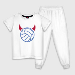 Детская пижама Volleyball devil