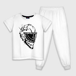 Детская пижама Черная вратарская маска