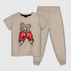 Детская пижама Bear Boxing