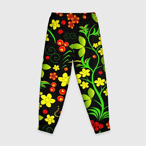 Детские брюки Natural flowers / 3D-принт – фото 2