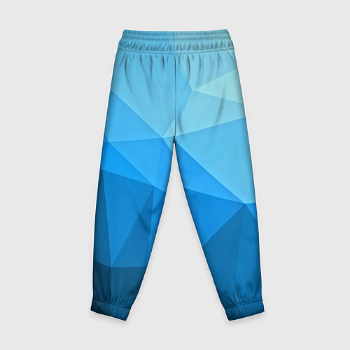 Детские брюки Geometric blue / 3D-принт – фото 2