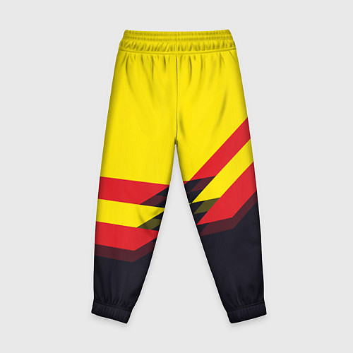 Детские брюки Man United FC: Yellow style / 3D-принт – фото 2