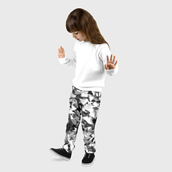 Брюки детские Городской серый камуфляж, цвет: 3D-принт — фото 2