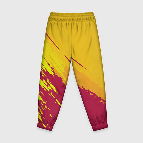 Детские брюки FC Monaco: Yellow 2018 / 3D-принт – фото 2