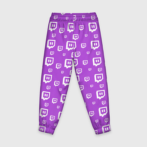 Детские брюки Twitch: Violet Pattern / 3D-принт – фото 2