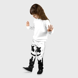 Брюки детские MELLO BLACK x WHITE, цвет: 3D-принт — фото 2
