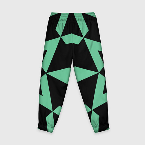 Детские брюки Abstract zigzag pattern / 3D-принт – фото 2