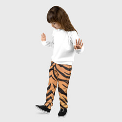 Брюки детские Тигриный камуфляж, цвет: 3D-принт — фото 2
