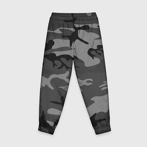 Детские брюки Военный камуфляж / 3D-принт – фото 2