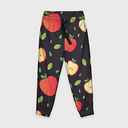 Детские брюки Яблочный узор