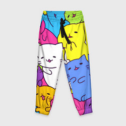 Брюки детские МИЛЫЕ КОТЯТКИ, цвет: 3D-принт