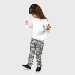 Брюки детские Цифровой камуфляж, цвет: 3D-принт — фото 2