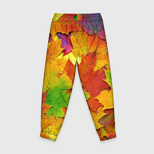 Детские брюки Осенние листья / 3D-принт – фото 2
