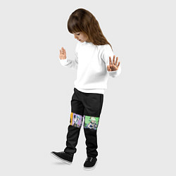 Брюки детские Genshin Impact - Полоса, цвет: 3D-принт — фото 2