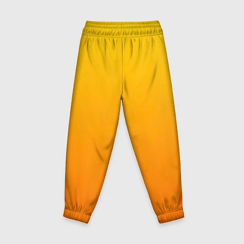 Детские брюки Оранжевый градиент / 3D-принт – фото 2
