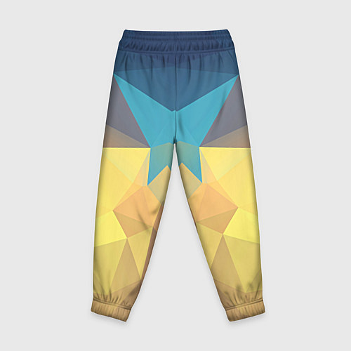 Детские брюки Абстрактная Геометрия / 3D-принт – фото 2
