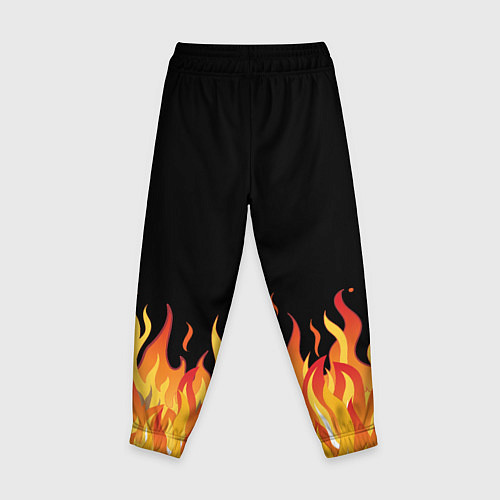 Детские брюки ОГОНЬ И НИЧЕГО ЛИШНЕГО / 3D-принт – фото 2