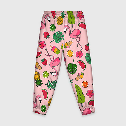 Детские брюки Фламинго Лето / 3D-принт – фото 2