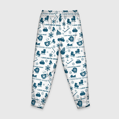 Детские брюки Зимние виды спорта / 3D-принт – фото 2
