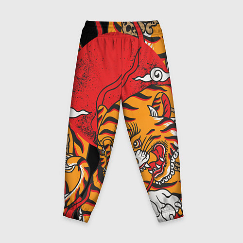 Детские брюки Самурайский тигр / 3D-принт – фото 2