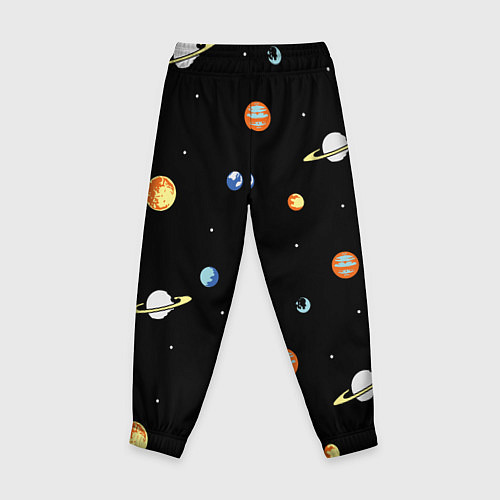 Детские брюки Планеты в космосе / 3D-принт – фото 2