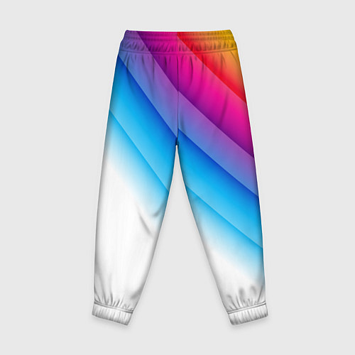 Детские брюки РАДУЖНЫЕ ПОЛОСЫ RAINBOW Z / 3D-принт – фото 2