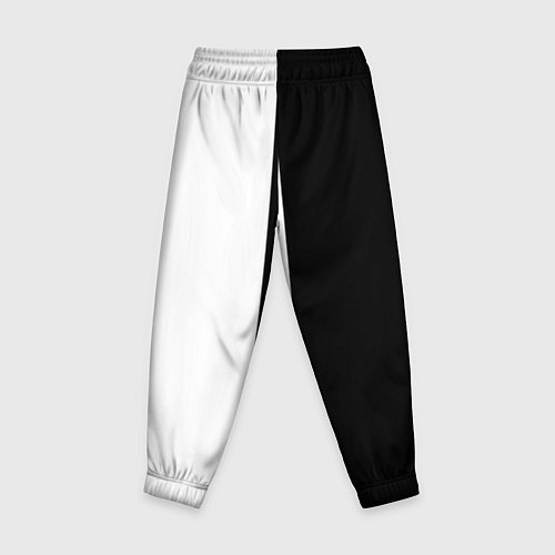 Детские брюки BON JOVI BLACK WHITE / 3D-принт – фото 2