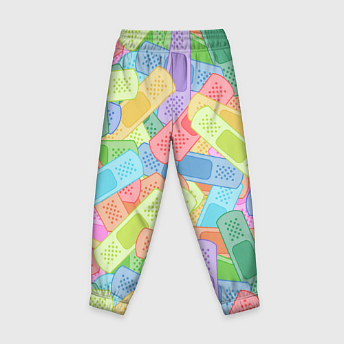 Детские брюки Цветные пластыри / 3D-принт – фото 2
