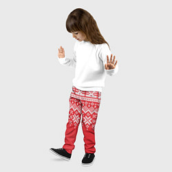 Брюки детские Knitted Pattern, цвет: 3D-принт — фото 2