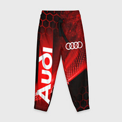 Детские брюки AUDI АУДИ SPORT СПОРТ RED AND BLACK