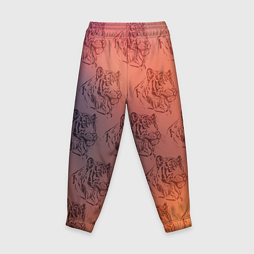 Детские брюки Тигровый паттерн / 3D-принт – фото 2