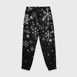 Детские брюки Снежинки - С Новый год