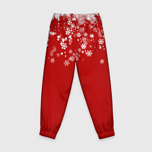 Детские брюки Рождественские снежинки / 3D-принт – фото 2