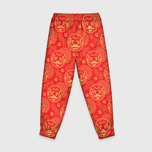 Детские брюки Тигры с монетами счастья / 3D-принт – фото 2