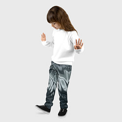 Брюки детские Серый - коллекция Лучи - Хуф и Ся, цвет: 3D-принт — фото 2