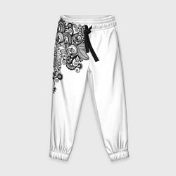 Детские брюки Черно Белые КруЖева