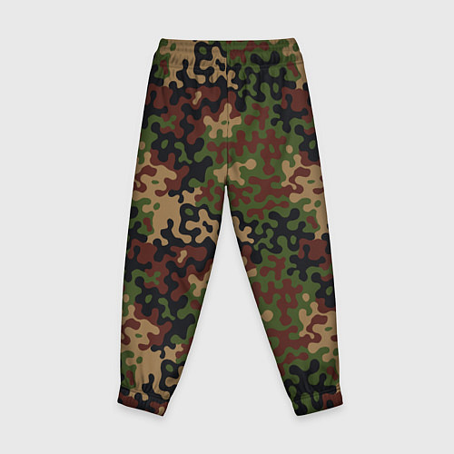 Детские брюки Военный Камуфляж Military / 3D-принт – фото 2