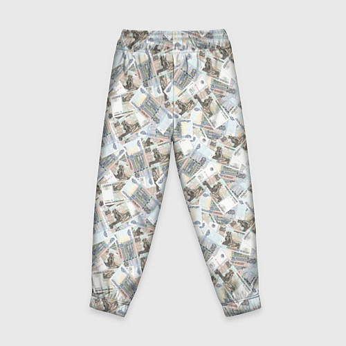 Детские брюки Банкноты 50 рублей / 3D-принт – фото 2