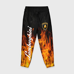Детские брюки Lamborghini пламя огня
