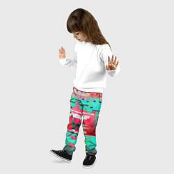 Брюки детские Fashion glitch 2088, цвет: 3D-принт — фото 2