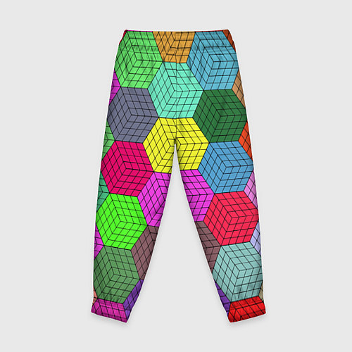 Детские брюки Геометрический узор Pattern / 3D-принт – фото 2