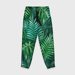 Детские брюки Tropical plants pattern