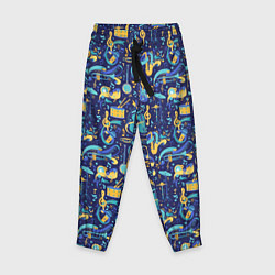 Брюки детские Музыкальные Инструменты Музыкант, цвет: 3D-принт