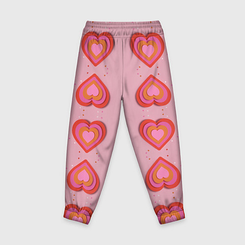 Детские брюки Сердечки перевернутые / 3D-принт – фото 2