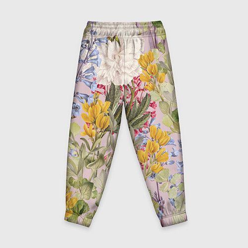 Детские брюки Цветы Удивительное Лето / 3D-принт – фото 2