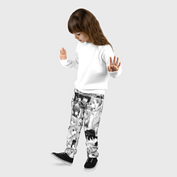 Брюки детские Log Horizon pattern, цвет: 3D-принт — фото 2